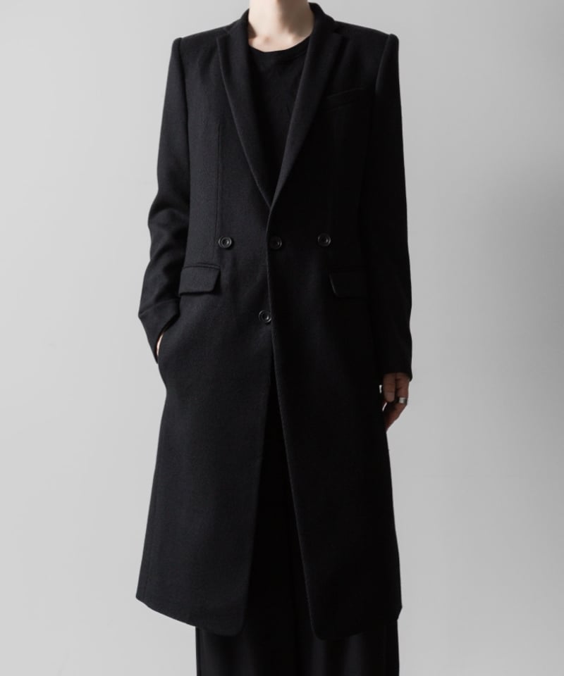 ADJUSTABLE CHESTER COAT/BLACK | ato AOYAMA ADJUSTABLE CHESTER COAT/BLACK | ato AOYAMA