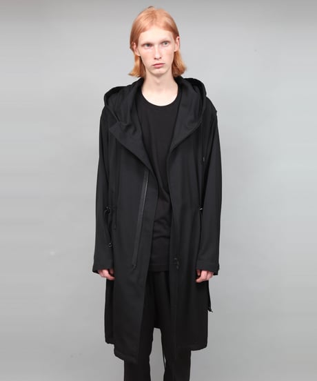 HOODED BLOUSON/BLACK
