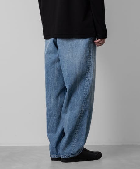 WASHED WIDE 14oz DENIM