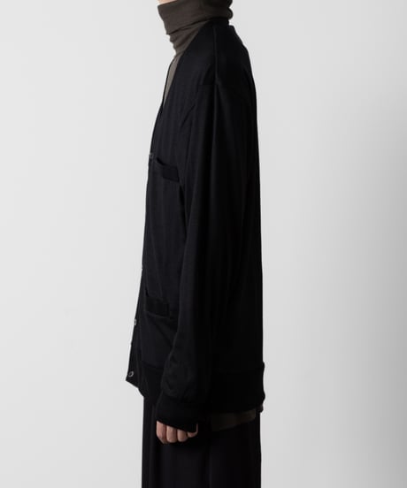 4POCKET CARDIGAN/BLACK