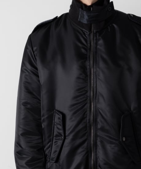 STAND COLLAR MA1 BLOUSON/BLACK