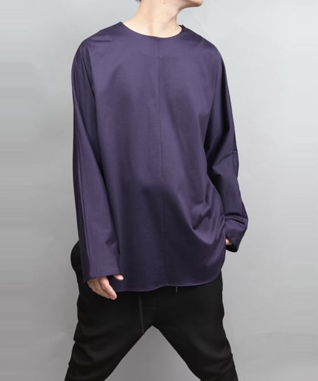 60/2 T-CLOTH DOLMAN SLEEVE T-SHIRT/ PURPLE