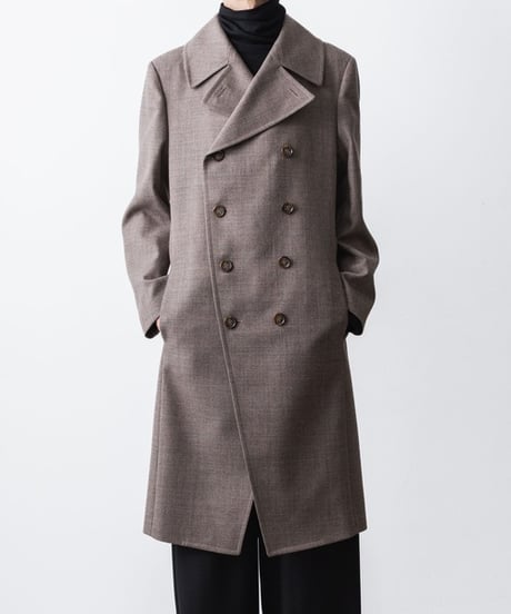 DOUBLE BREASTED COAT/A.BROWN