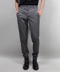 ato アトウ サルエルパンツ クラシックウール グレー 46 WOOL SARROUEL PANTS/GRAY | ato AOYAMA