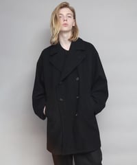 DRAPE COAT/BLACK | ato AOYAMA