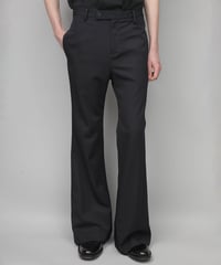 CLASSIC WOOL FLAIR PANTS/NAVY