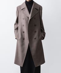 DOUBLE BREASTED COAT/A.BROWN