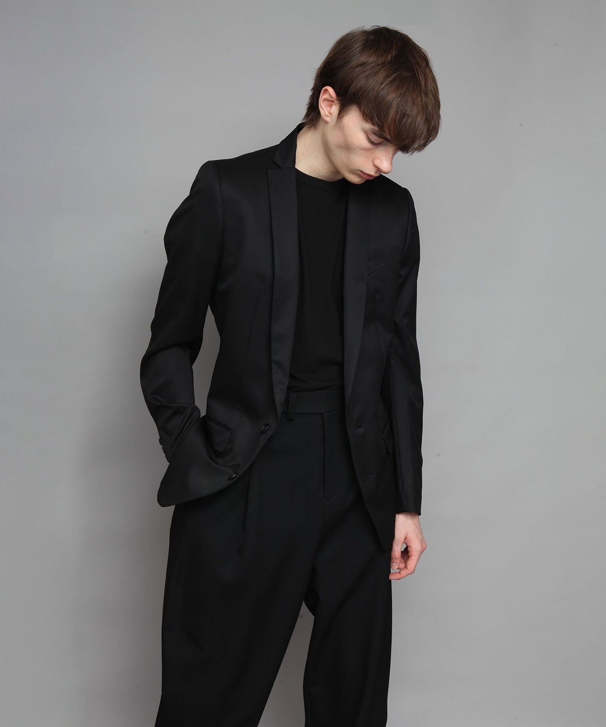 ato アトウ 21AW アシンメトリック ボタンド チェスターコート 44 ato アトウ 21AW アシンメトリック ボタンド チェスターコート 44