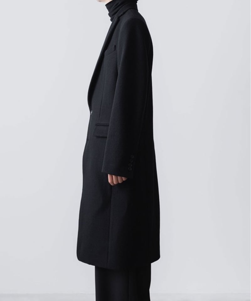 NEW ENGLAND LAMB CHESTERFIELD COAT/BLACK | ato