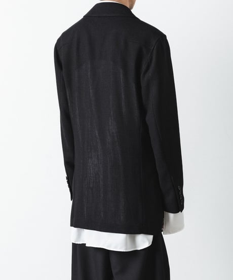 DOUBLE BREASTED TRIXION JACKET/BLACK