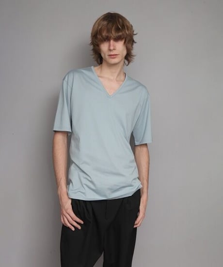 V-NECK T/SAXEBLUE