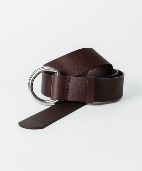 DOUBLE RING BELT/D.BROWN