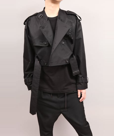TRENCH BLOUSON/BLACK