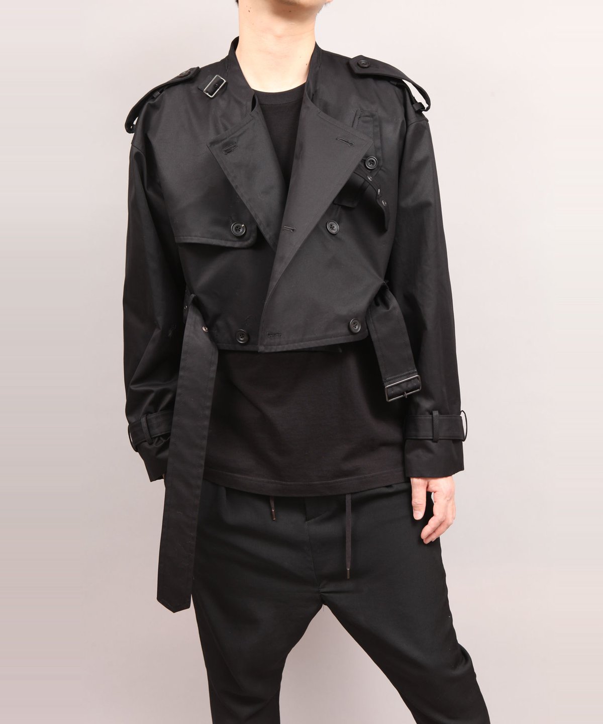 TRENCH BLOUSON/BLACK | ato AOYAMA