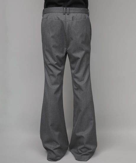 CLASSIC WOOL FLAIR PANTS/GRAY