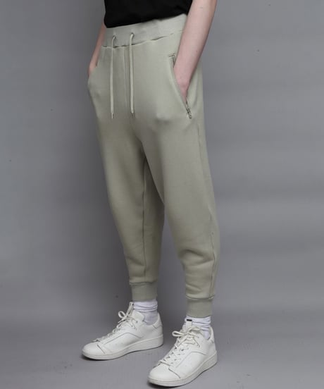 TAPERED SWEAT PANTS B/L.GREEN