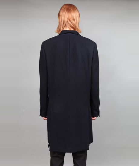ENGLAND LAMB MELTON CHESTER COAT/NAVY