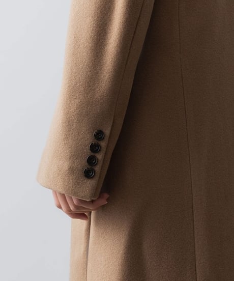 NEW ENGLAND LAMB CHESTERFIELD COAT/BEIGE