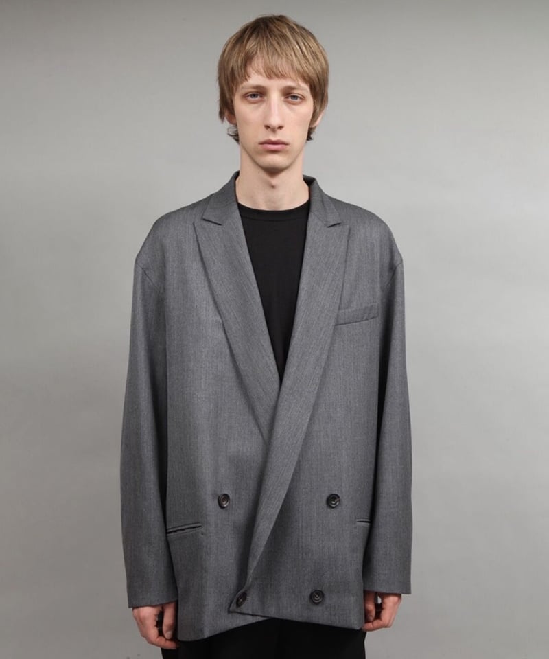 double breasted jacket/C.GRAY | ato AOYAMA double breasted jacket/C.GRAY | ato AOYAMA