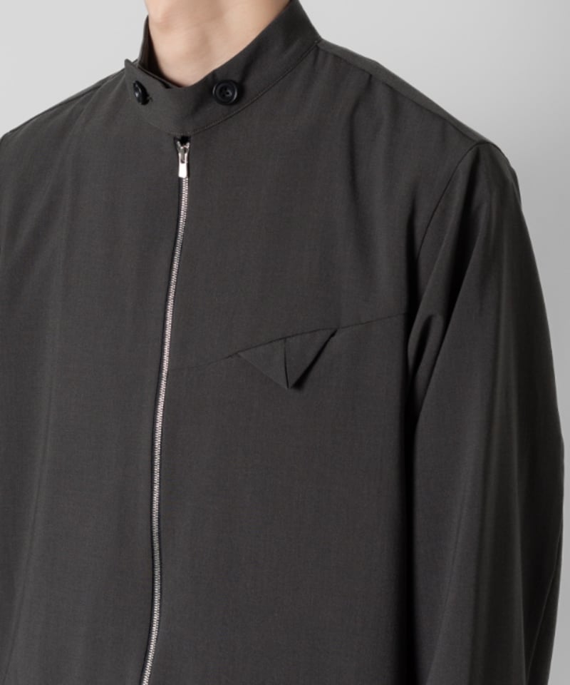 新品 ato 24AW riders shirts JK riders shirts JK / GRAY | ato AOYAMA