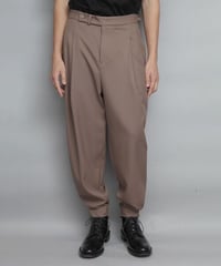 WOOL SARROUEL PANTS/NAVY | ato AOYAMA