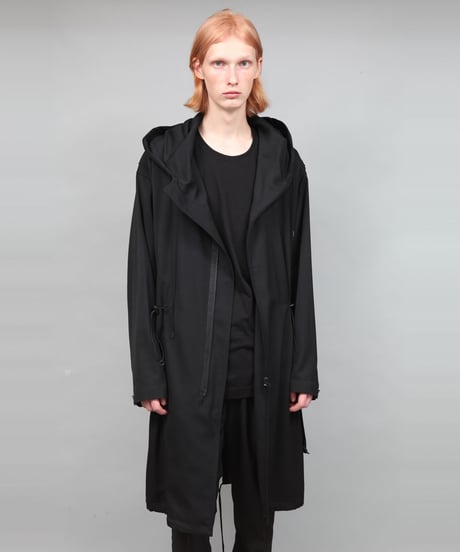 HOODED BLOUSON/BLACK