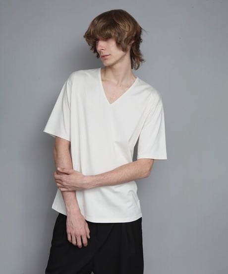 V-NECK T/IVORY