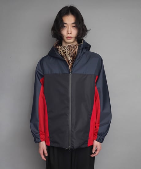 HOOD NYLON BLOUSON/NAVY