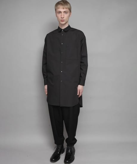 PE/C LONG SHIRT/BKACK