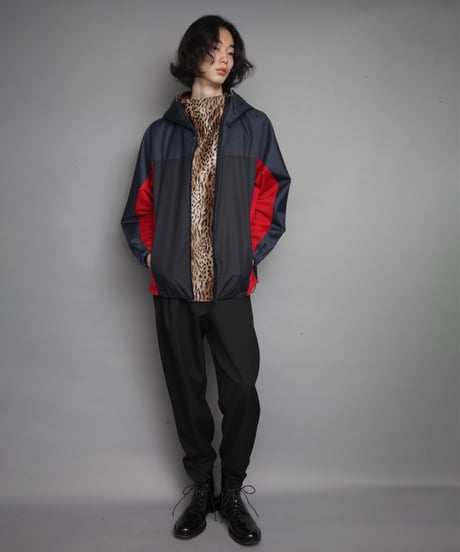HOOD NYLON BLOUSON/NAVY
