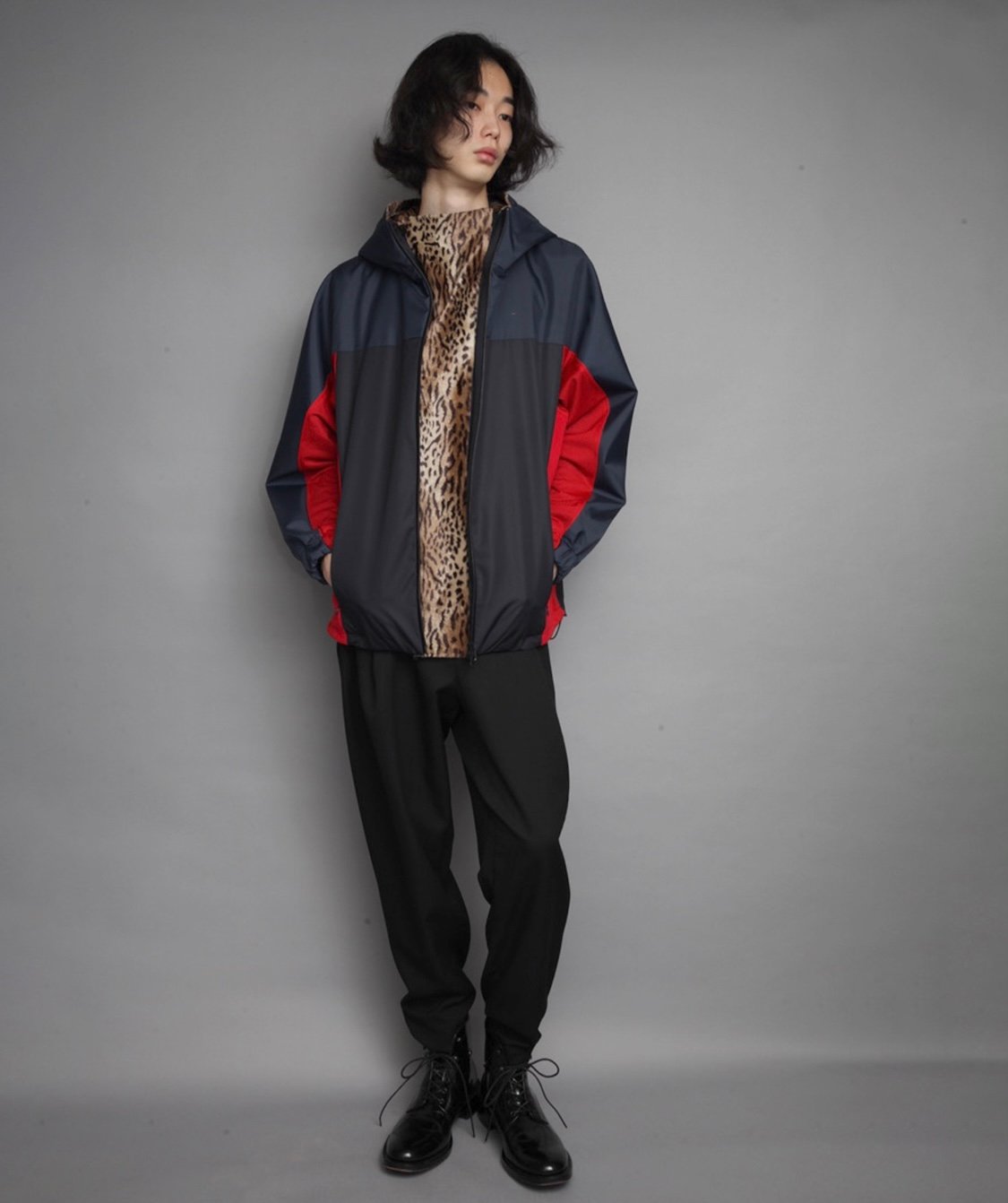 HOOD NYLON BLOUSON/NAVY | ato AOYAMA