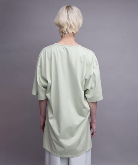 U-NECK LONG T/L.GREEN