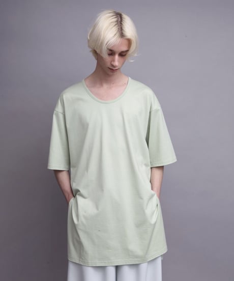 U-NECK LONG T/L.GREEN