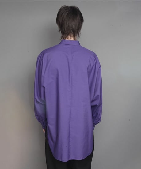 TC BROAD DRAPE SHIRT/PURPLE