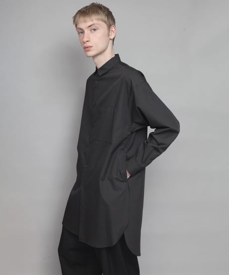 PE/C LONG SHIRT/BKACK