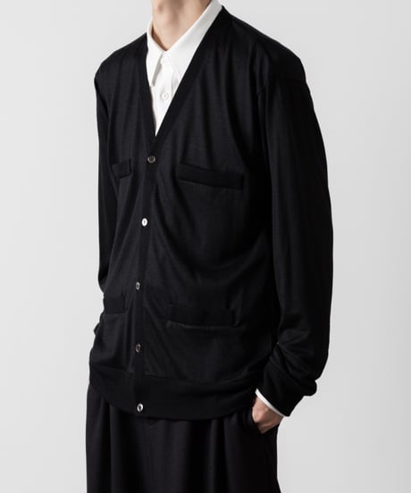 4POCKET CARDIGAN/BLACK