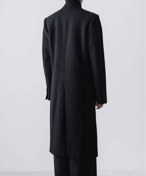 ENGLAND LAMB CHESTERFIELD COAT/BLACK | ato AOYAMA