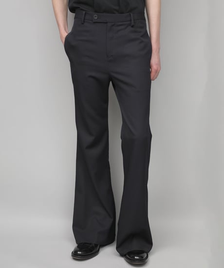 CLASSIC WOOL FLAIR PANTS/NAVY