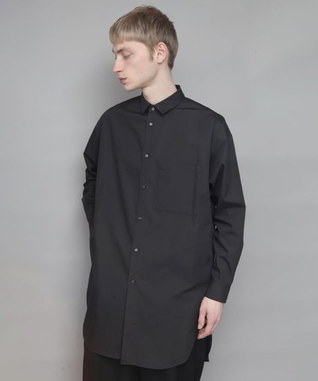 PE/C LONG SHIRT/BKACK