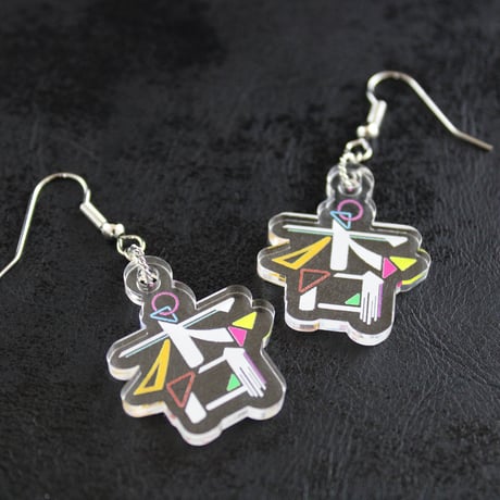 【アクリルピアス】