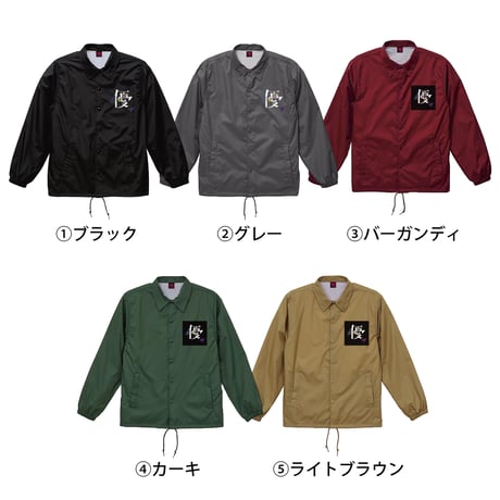 【コーチジャケット】ワンポイントプリント