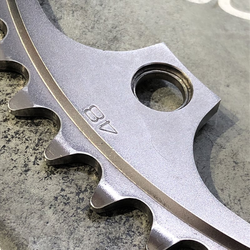 デュラエース　48t  チェーンリング　トラック大ギア　NJS デュラエース48t チェーンリングトラック大ギアNJS