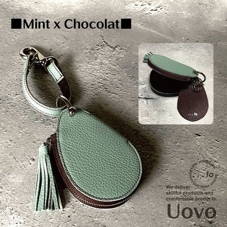 ＜受注生産商品＞【...to®】Uovo(ウオヴォ)＆Loop(アンドループ)　キーケース＆ストラップ＜全5色＞