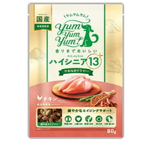 ハイシニア13+チキンやわらかドライタイプyum yum yum！
