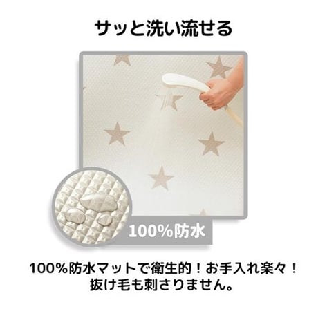 【60×70・廊下敷きタイプ】ペット専用防水クッションマット