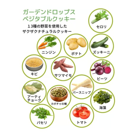 ベジタブルクッキー50g