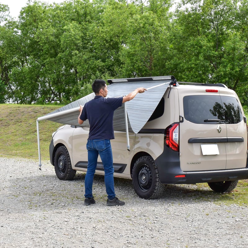 カングー3専用サイドオーニングセット/FIAMMA F35 PRO 1.8M Deep Bla