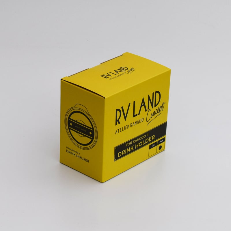 カングーⅡ専用ドリンクホルダー ブラック（左右セット） | アトリエ