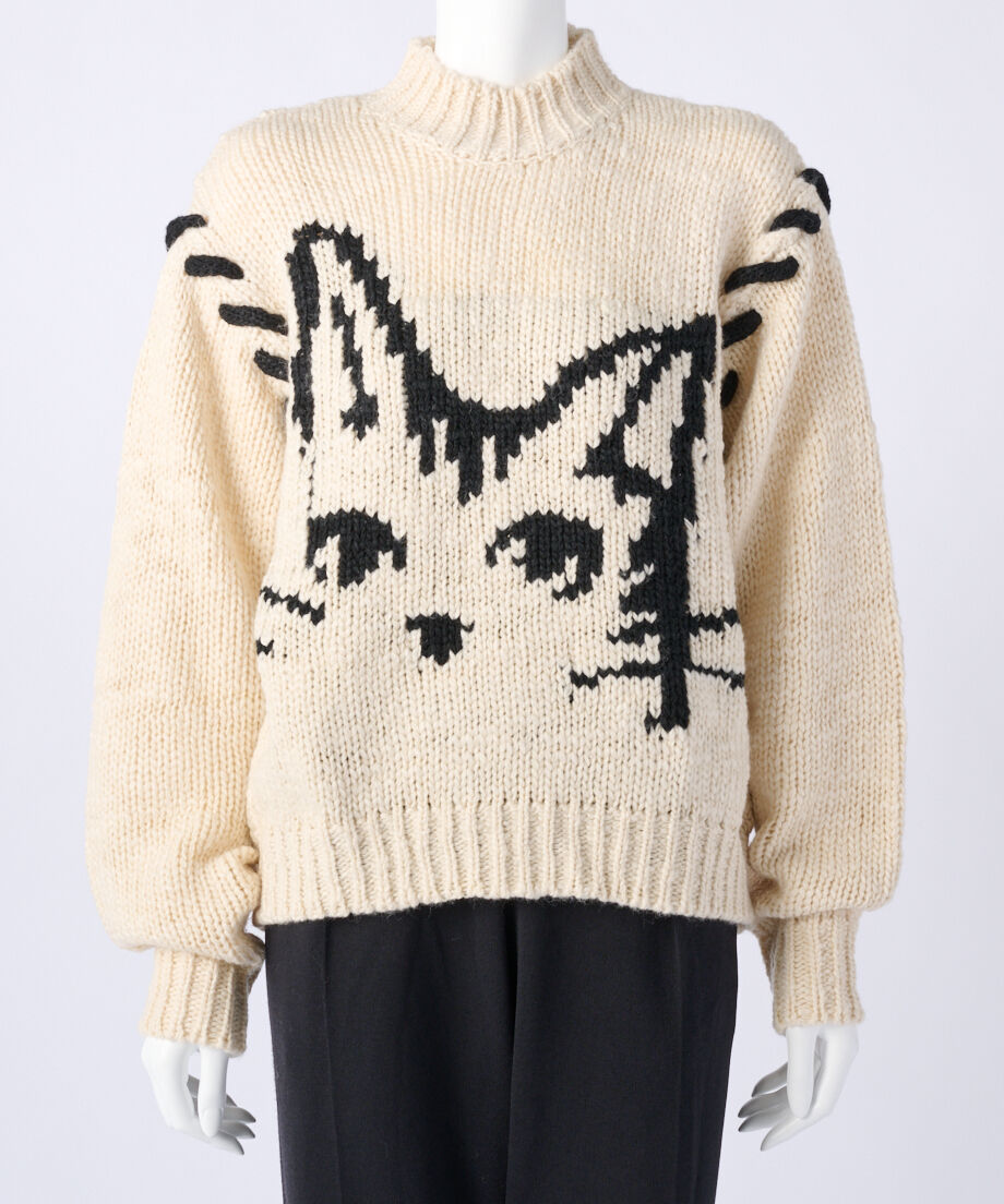 CATニットプルオーバー（ウォッシャブル） | jemma.atelier