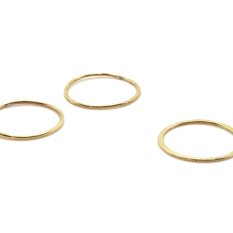 真鍮リング 1mm∮ 無垢 (R1) | namida_works